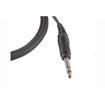 Pormenor do jack no Cabo EK Audio jack stereo para 2 RCA com 1,5 metros de comprimento