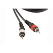 Pormenor dos RCA no Cabo EK Audio jack stereo para 2 RCA com 1,5 metros de comprimento