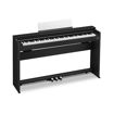 Piano digital Casio Celviano AP-S200BK preto com 88 teclas e ação de martelo, vista frontal com teclado aberto