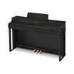 Piano Digital Casio AP-300BK com a tampa das teclas fechada evidenciando o design elegante de móvel.
