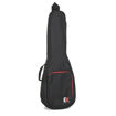 Saco preto acolchoado para Ukulele Tenor Enrique Keller com bolso frontal e alça de ombro ajustável.