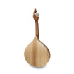 Dorso da guitarra portuguesa APC 308 Coimbra Meio Luxo, mostrando a madeira de mogno.