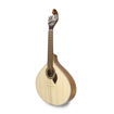 Ângulo de perfil da guitarra portuguesa APC 308 Lisboa, realçando a curvatura elegante da caixa de ressonância