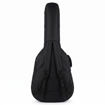 Saco preto para guitarra clássica Wingo GB-22C com acolchoamento de 8mm e bolso frontal grande.