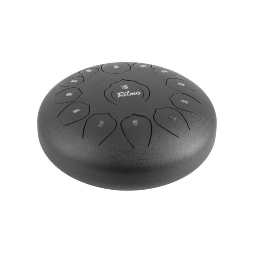 Tongue drum Ritmo TD10BL 10 polegadas em Dó maior com acabamento preto mate